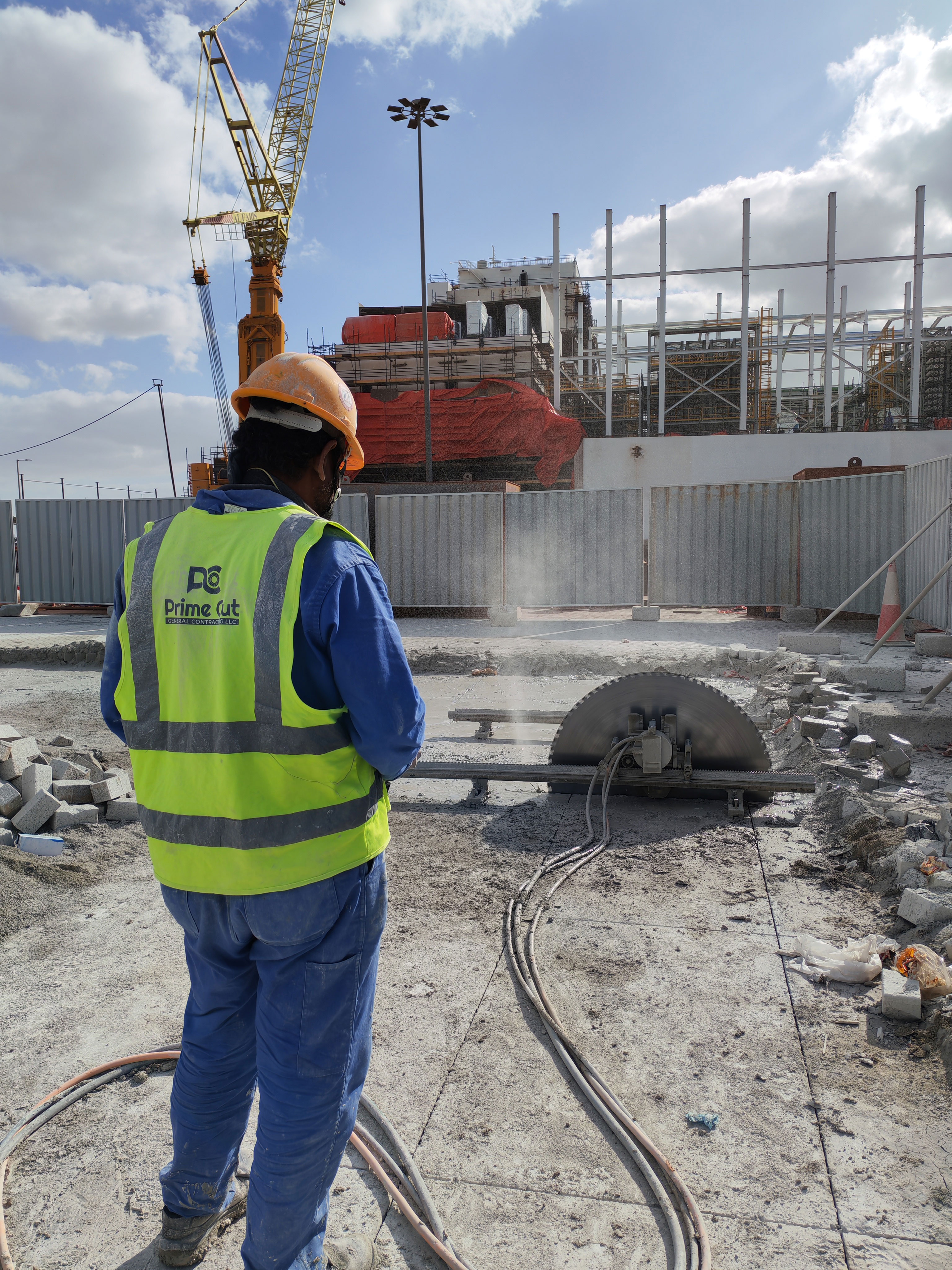 Concrete Hydraulic Cutting